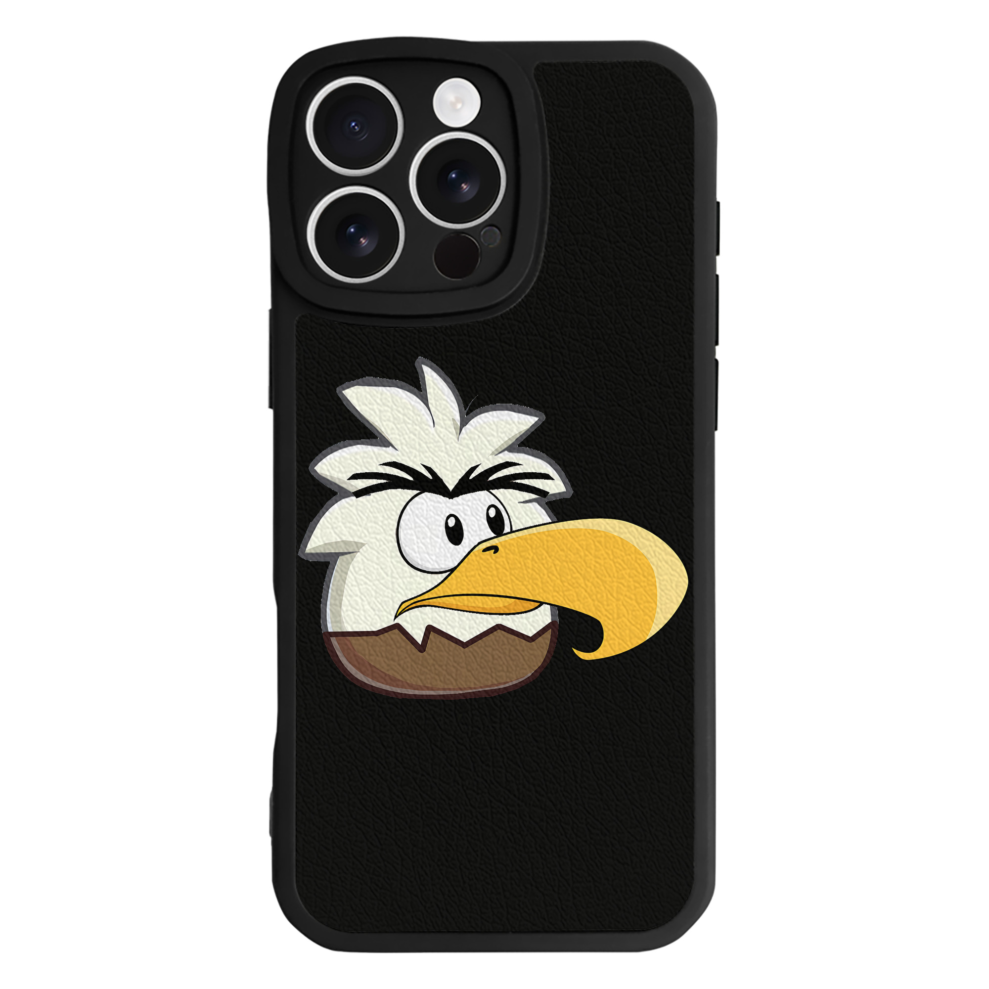 （画像用） Angry Birds アングリーバード 【iPhone 16シリーズ対応】シリコンスマホケース（レザー調） 材質：シリコン